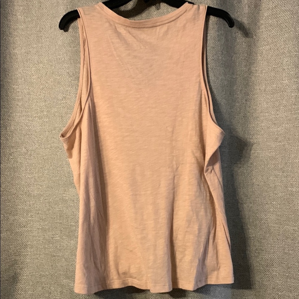 Women's Sleeveless Knotted Top - Cream - Picture 6 of 6